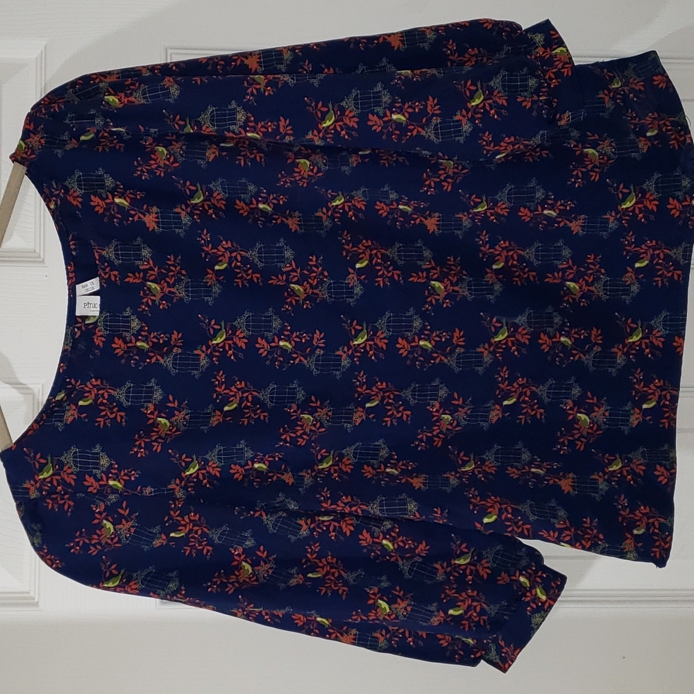 Modcloth brand Pink Owl blouse